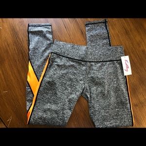 NWT - Orange and Gray Leggings